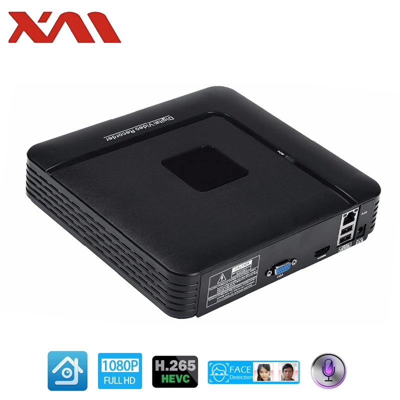 Сетевой мини-видеорегистратор XMEYE CCTV NVR 9CH 16CH 8MP система оповещения по электронной