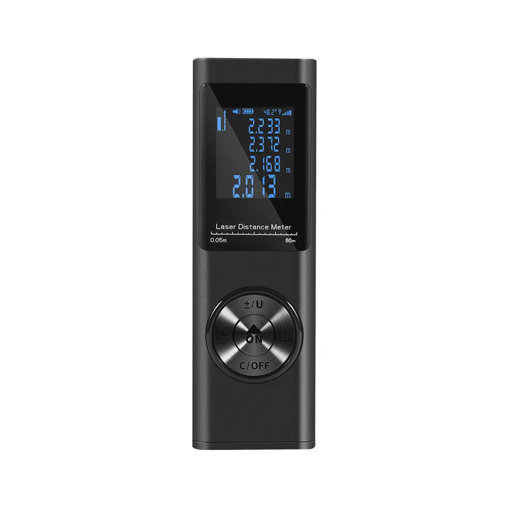 Лазерный дальномер 80 м с ручкой лазерный измеритель расстояния умный цифровой