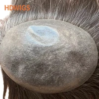 man toupee transparent full pu 0 04 0 05cm human hair wig indian remy hairpiece 100 natural hair system vloop hair prosthesis