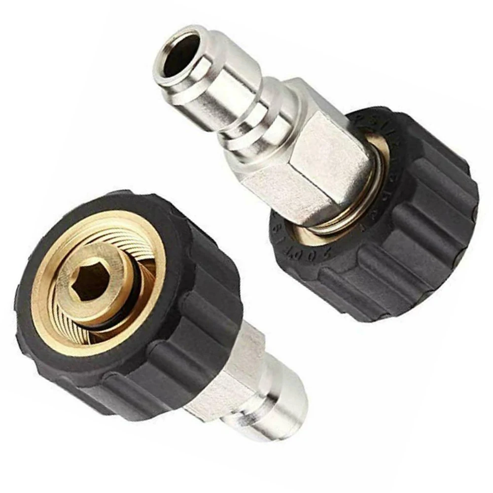 M22 14 мм Поворотный 3/8 гнездо входа мойка быстрого подключения адаптер Высокая
