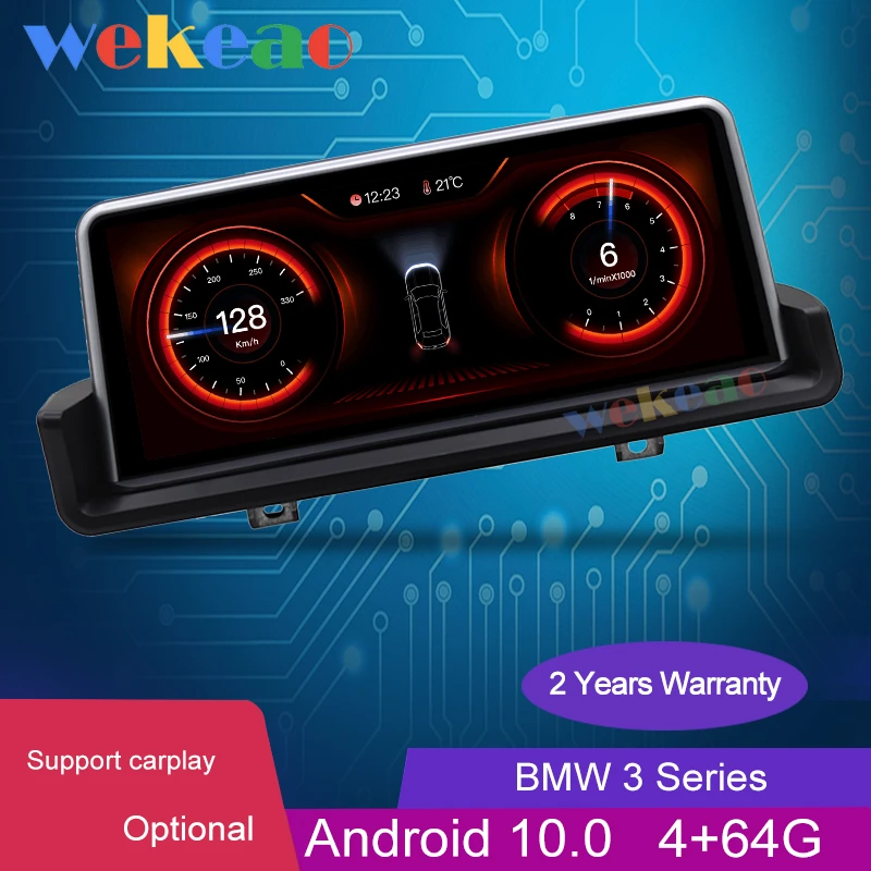 Wekeao 10 25 &quotсенсорный экран Android 0 автомобильное радио для BMW 3 серии E90 E91 E92 E93