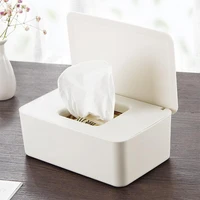 wet tissue box desktop seal baby wipes paper plastic storage box dispenser holder household dust proof with lid tissue box