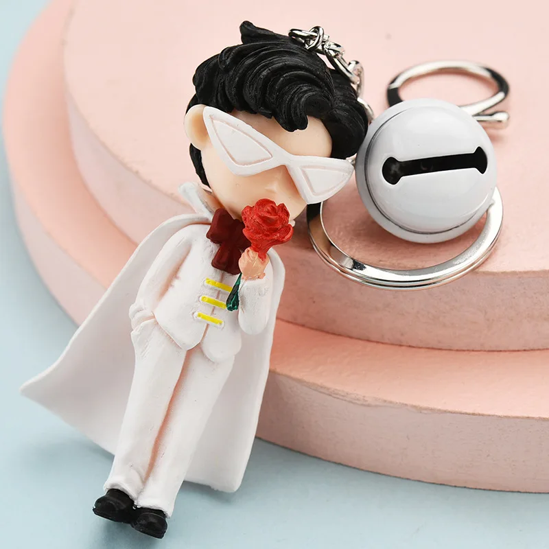 

Cartoon Cute Alice In Wonderland Pink Cat Keychain Sailor Moon Cat Cake Accessory Bag Charm Anime Car Keychain Pendant