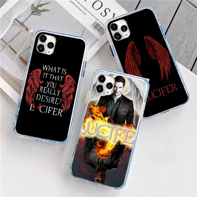 

American TV Series Lucifer Phone Case For iphone 12 5 5s 5c se 6 6s 7 8 plus x xs xr 11 pro max mini