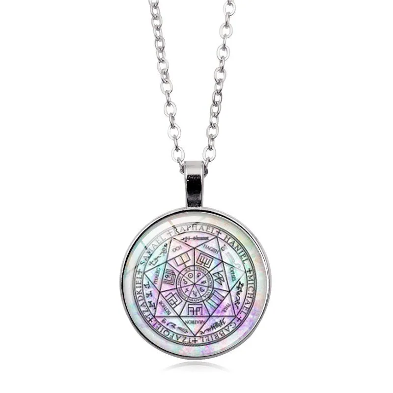 XSWX2184-Silver Мужское ожерелье, Archangel St. Майкл, защитите меня, Сейнт щит, защита, шарм, русский орходокс, подвеска, цепочка, ожерелье - Metal Color: XSWX2184-Silver