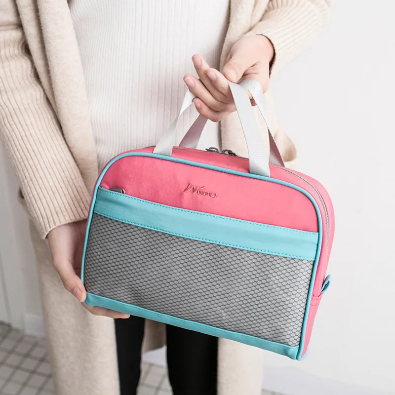 

Cosmetic Storage Bag Toiletry Wash Organizer Pouch Portable Waterproof Travel Storage Box Luggage Bathroom Accessories Supplies