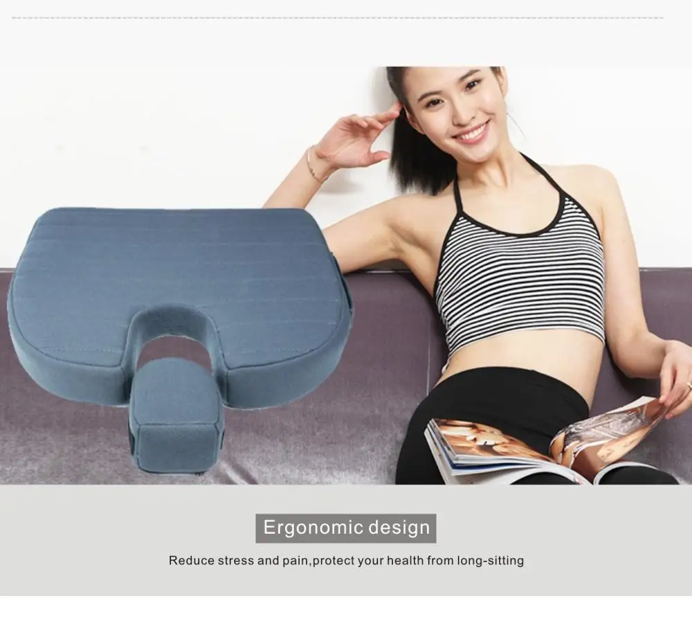 

Sojoy Car Seat Cushion Taibone Support Back Pressure Relief Bodycare Car Home Ofiice Chair Sofa Outdoor Sports Camping Travel