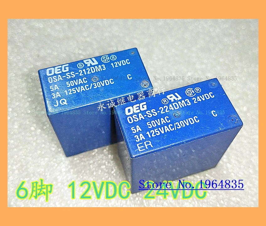 6 OSA SS 212DM3 12V 224DM3 24VDC|Реле| |