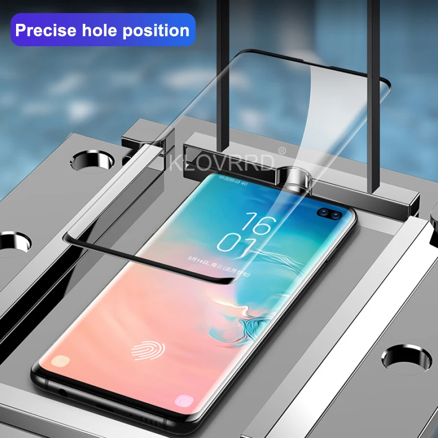 3D 20D полное изогнутое покрытие из закаленного стекла для samsung Galaxy S10E S10 5G S9 S8 Plus S7 Edge Note 8 9 A8 Защитная пленка для экрана