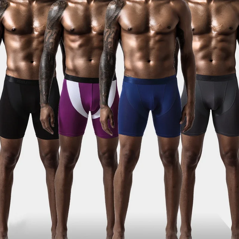 

Боксеры мужские длинные, Трусы из натурального хлопка, удобные мягкие, нижнее белье