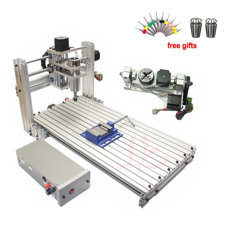 6020 металлический фрезерный станок с ЧПУ сделай сам USB 400 Вт | Инструменты