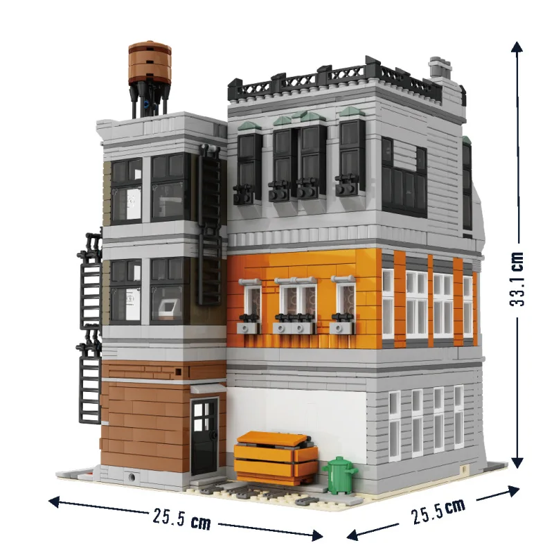 

MOULD KING 16037 Streetview Toys The MOC-37592 Sanctorum Model Kits Building Blocks Assembly Bricks Kids Christmas Gifts
