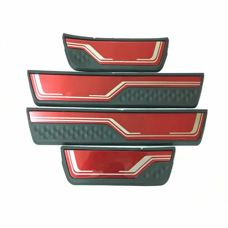 

4 шт., защитные накладки на пороги двери для Honda CRV