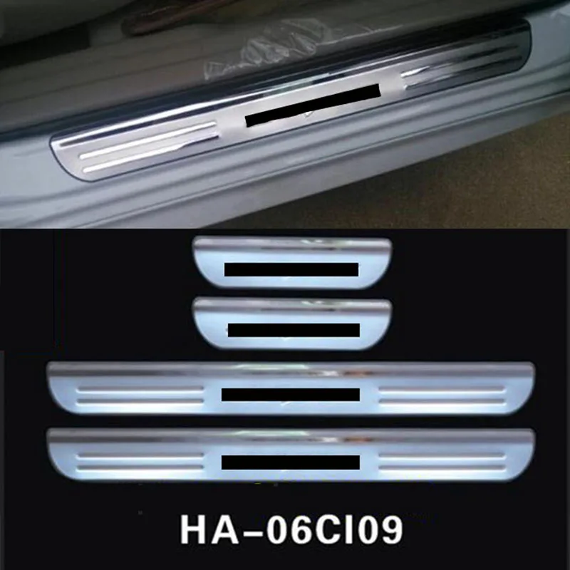 

For Honda Civic 9th 2012 2013 2014 2015 stainless Auto Accessories Car Door Sill Scuff Plate Protector