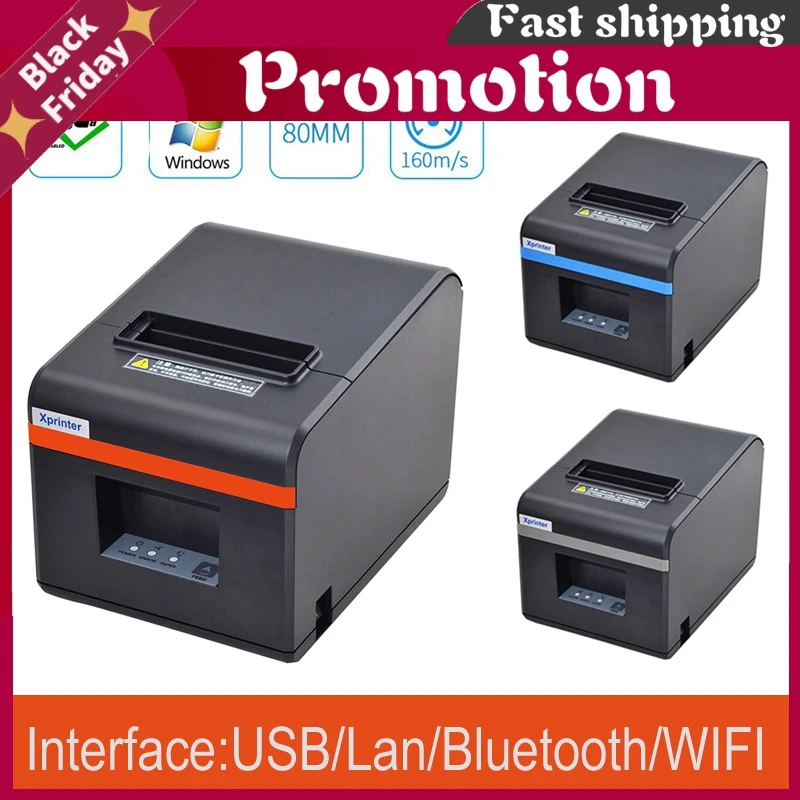 Новое поступление 80 мм авторезак термопринтер для чеков Pos принтер с Usb/Ethernet/Bluetoot