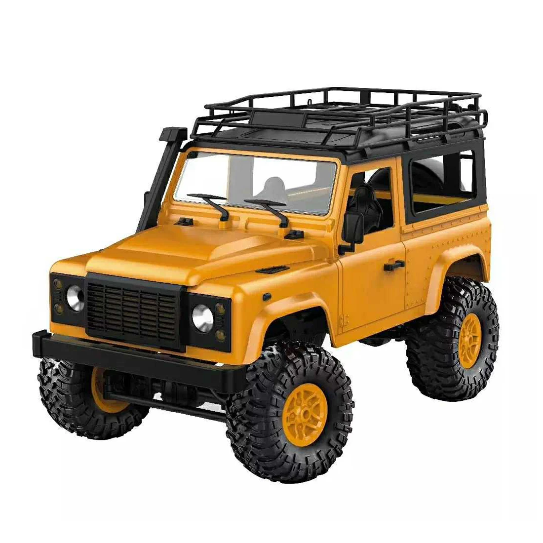 

MN90 1:12 4WD 2.4G RC Climbing Car D90 RC Off-Road Model Vehicle For Child Education Birthday Gift -RTR Version Yellow Red Green