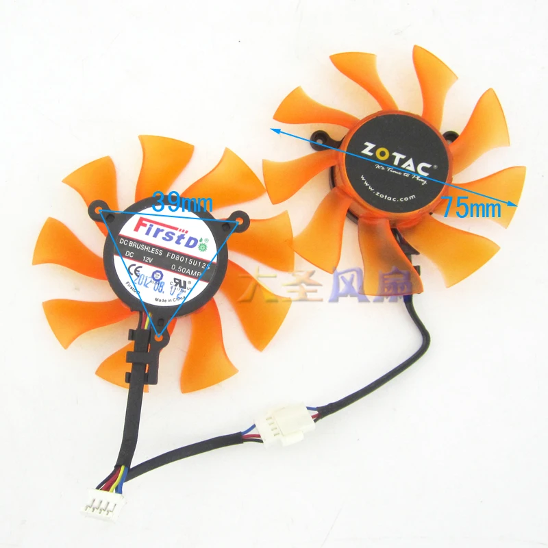 

ZOTAC / Sotai GTX660-2GD5 Thunder Edition Video Card Fan FD8015U12S 12V 0.50A