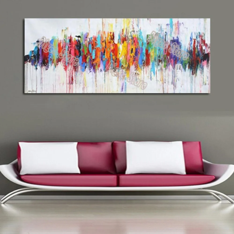 Современная Абстрактная уникальная дизайнерская картина ручная роспись