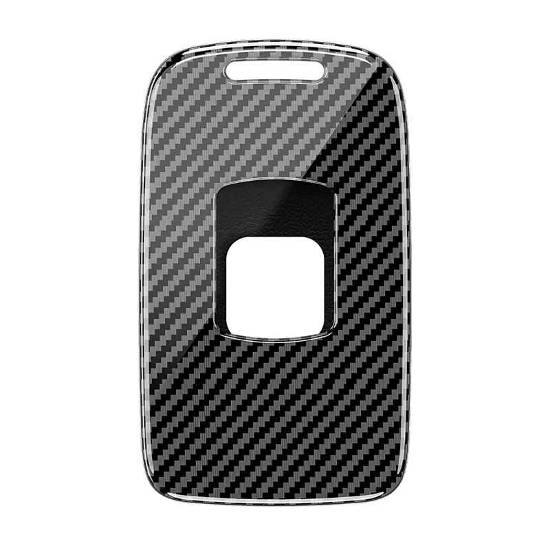 

Чехол для автомобильного ключа для Renault, 4-кнопочный смарт-ключ для автомобиля (только без ключа), защитный чехол для ключа, карбоновый черный