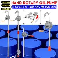 manual hand pump heavy drum rotary new oil fuel barrel heavy duty pump diesels fuel oil gas transfer tool oil diesels fuel pump