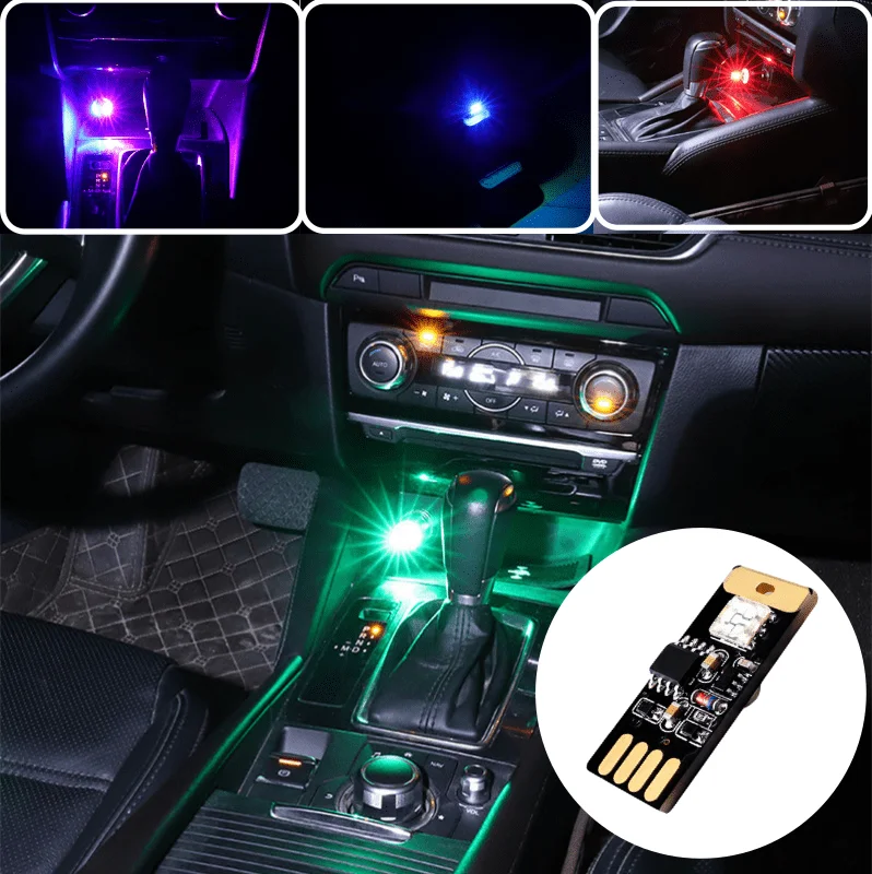 Светодиодный мини-светильник для салона автомобиля USB Mercedes Benz GLE GLK SLK SLS W166 W176 W204 W207