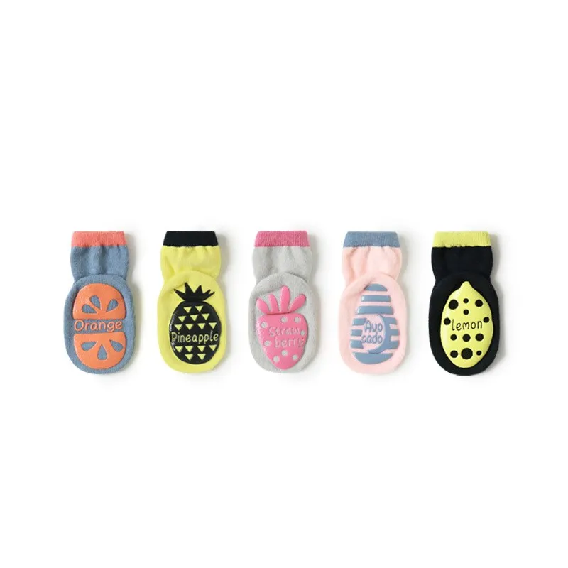 Lawadka-calcetines para beb&eacute; reci&eacute;n nacido, calcetines de moda para ni&ntilde;a, zapatos de suelo para beb&eacute;, antideslizantes, de suela suave, para juego en casa-0