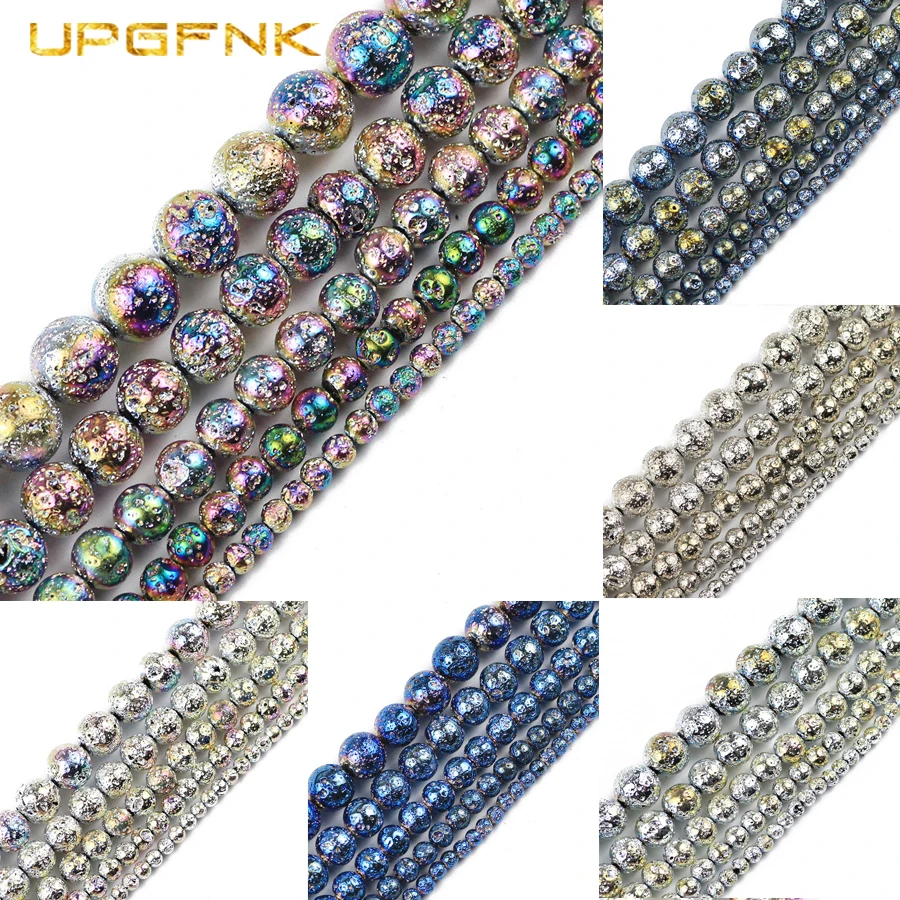 Натуральные разноцветные бриллиантовые круглые бусины с отверстиями аксессуары