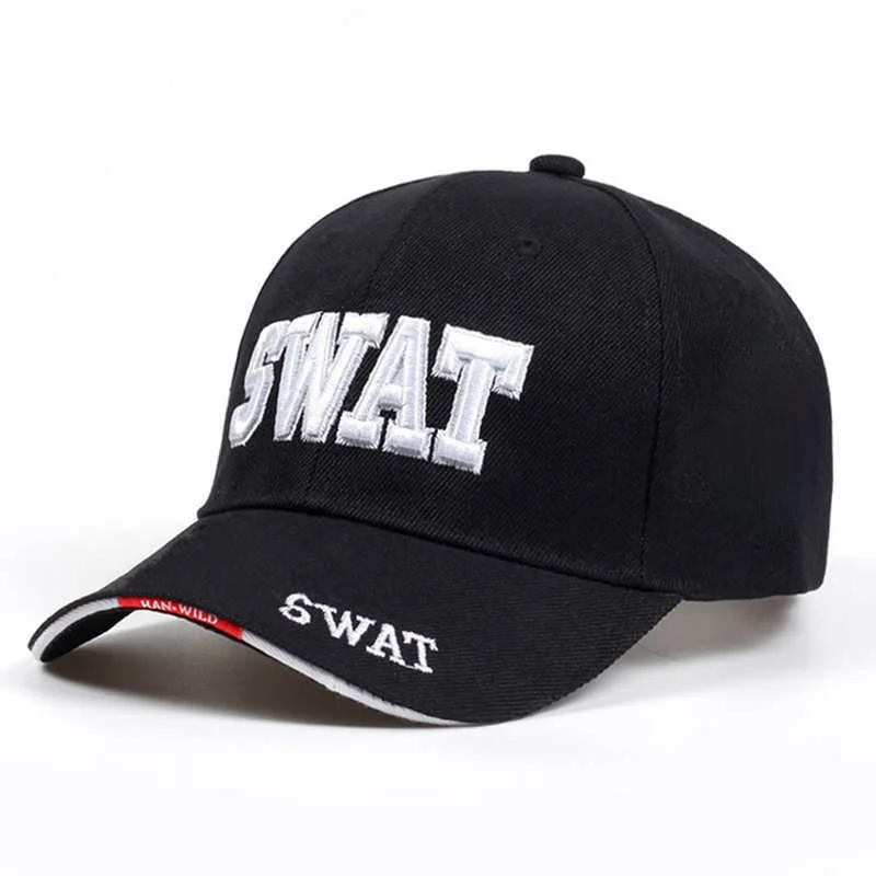 Мужская тактическая бейсболка Бейсбол шапки бренд с надписью &quotSWAT&quot Кепка SWAT