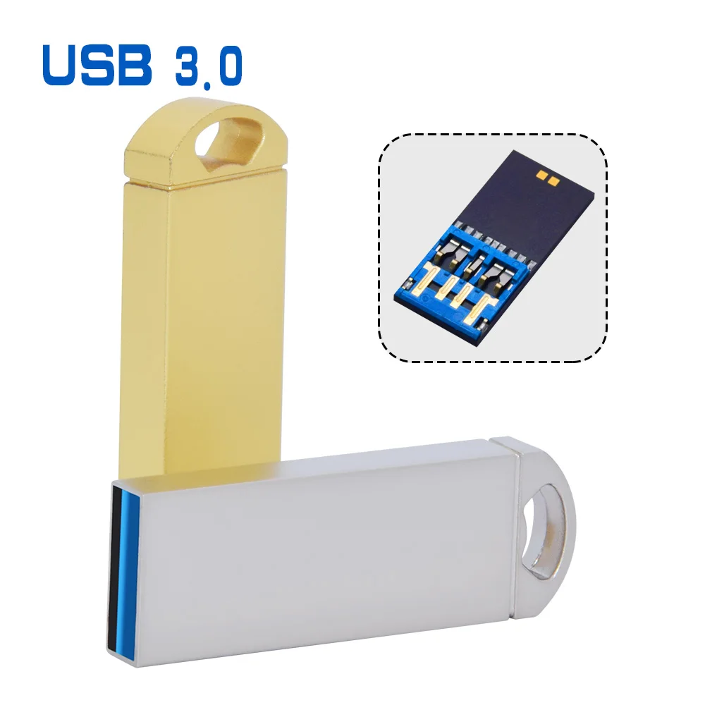 Новый usb флеш накопитель 64 ГБ 32 16 8 4 Гб флешка водонепроницаемый металлический