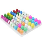 Разноцветные Яйца динозавра, игрушки, яйцо динозавра, игрушки для детей, инкубация в воде, игры в бассейн, научные наборы для мальчиков и девочек, 60 шт.