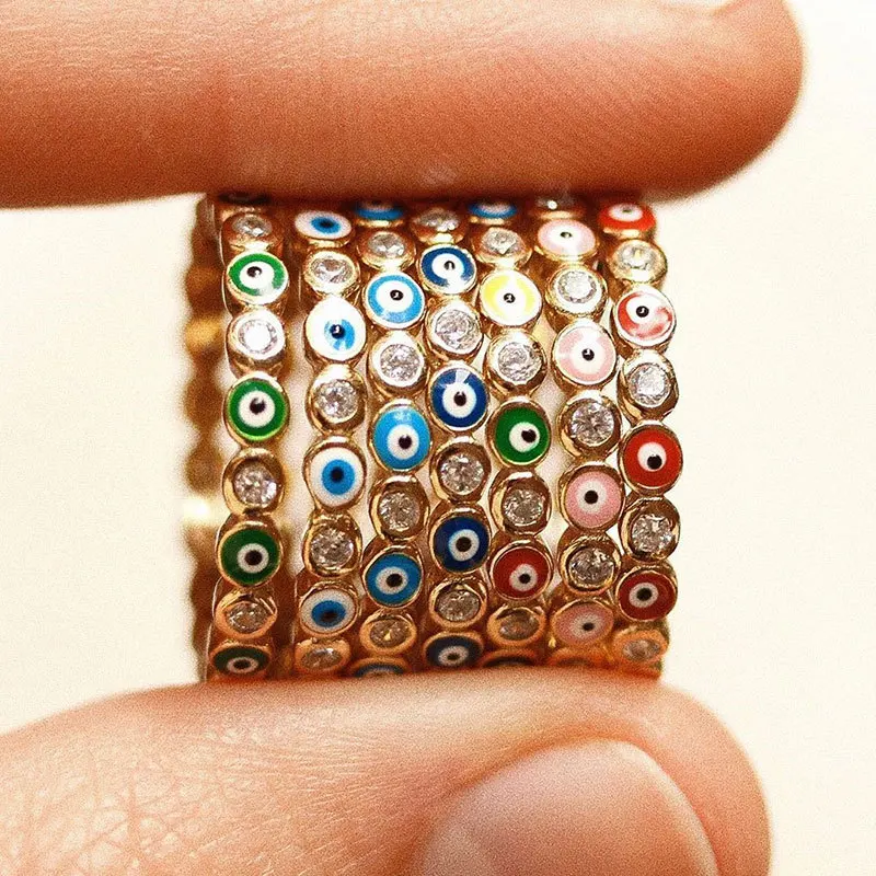 Женское кольцо с кристаллами регулируемое | Украшения и аксессуары