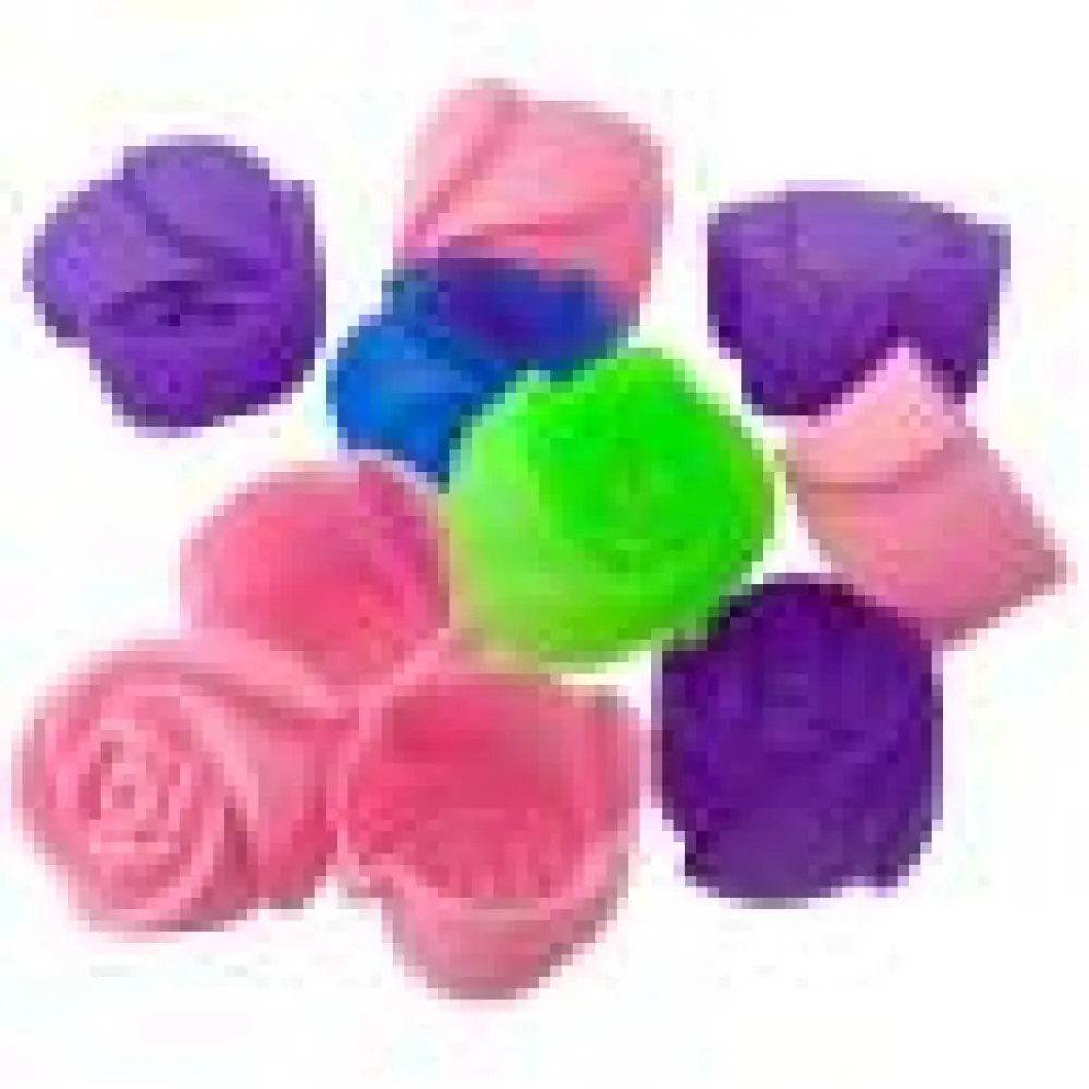 

10 Pcs Silicone Rose Muffin Cookie Cup Cake Baking Mold Chocolate Maker Mould