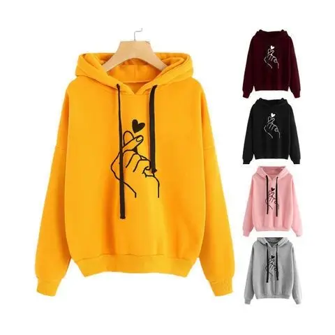 

Hot-selling Hot Style Loose Casual Printed Refill Hooded Women's Sweater