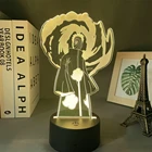 Акриловый 3D светодиодный ночсветильник в стиле аниме, Uchiha Obito, Шаринган, фигурка для домашнего декора, детская спальня, подарок, мультяшная настольная лампа, Прямая поставка