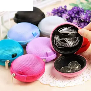 Портативный мини-чехол для наушников 1 шт., мягкая сумка для хранения Коробка для наушников гарнитуры, коробка для SD карты для наушников, TF-карт, копилки