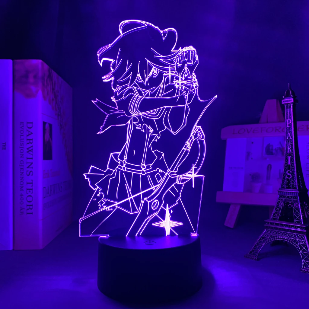 

3d Led Light Anime Kill La Kill for Bedroom Decorative Night Light Kids Brithday Gift Manga Room Table 3d Lamp Kill La Kill