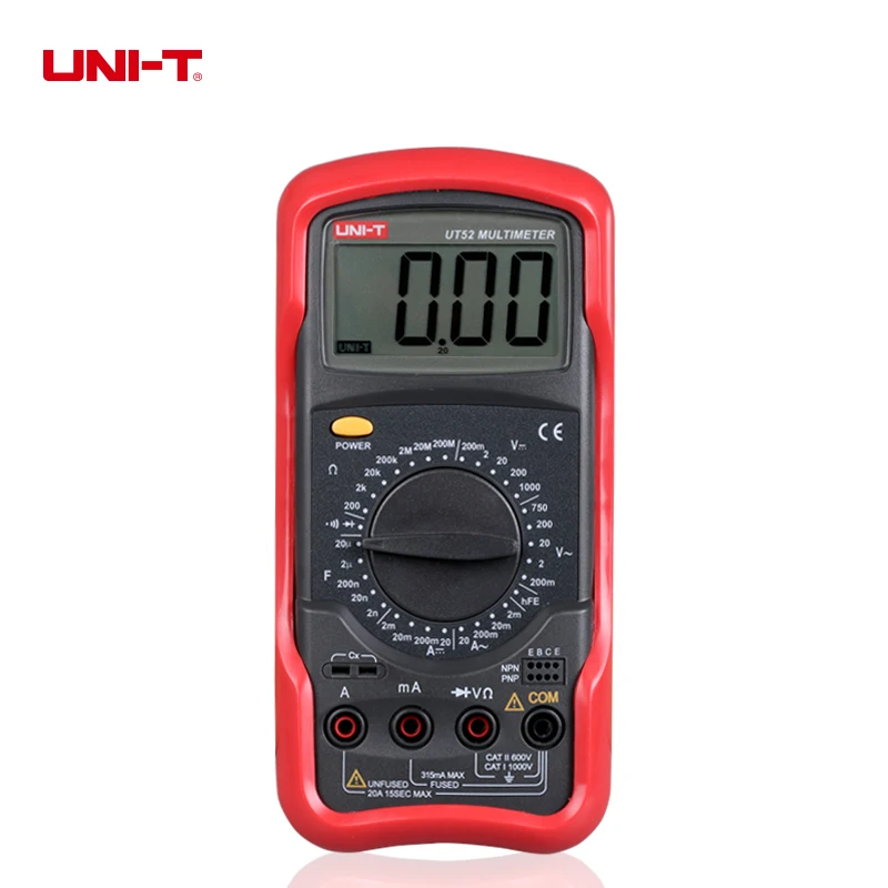 Цифровой мультиметр UNI-T UT51 UT52 UT53 Вольтметр постоянного и переменного тока