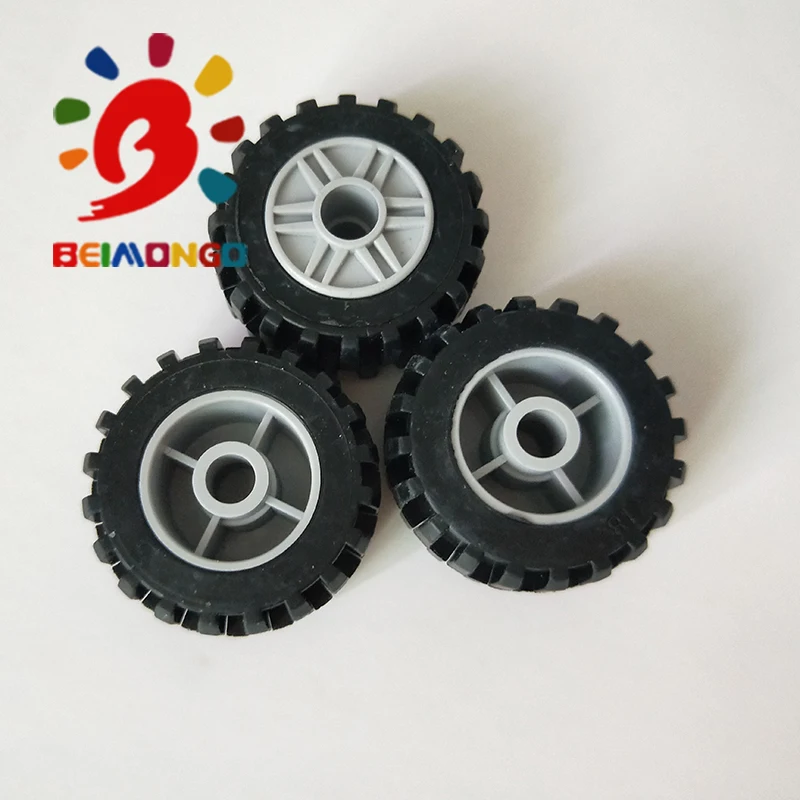 Бесплатная доставка! Строительные блоки BEIMONGO нормальная широкая шина MOC Φ 30 4x14 мм