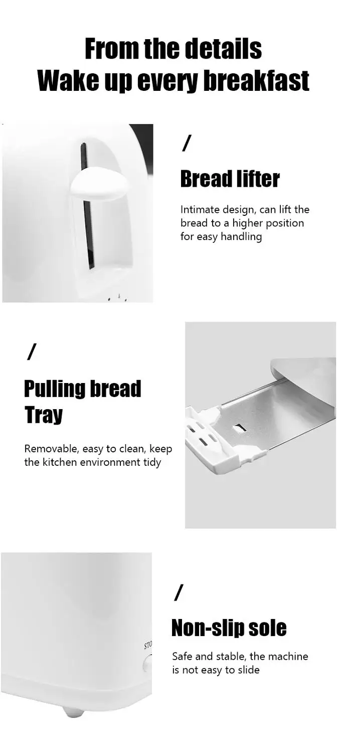 

HOT Automatic Toasters Spit Driver Toaster Bread Oven Baking Kitchen Appliances Toast Machine Breakfast Baking Machine 220V