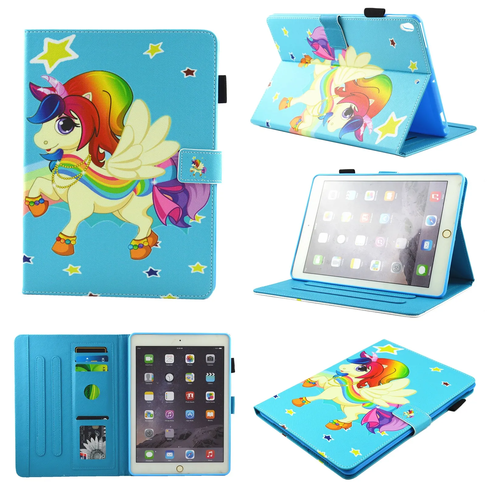 Цветной защитный чехол с рисунком лошади для iPad Mini 1234 5 2019 7 9 дюйма|Чехлы планшетов