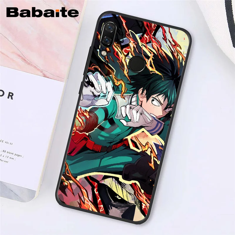 Babaite японское аниме мой герой Boku no Hero Academy чехол для телефона для Xiaomi Redmi8 4X 6A S2 Go Redmi 5 5Plus Note4 5 7 Note8Pro