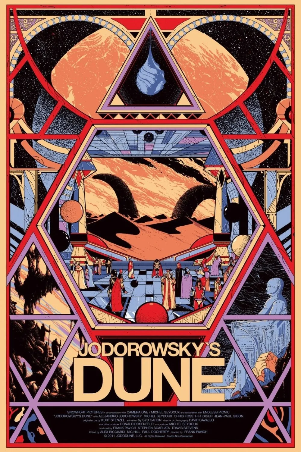 JODOROWSKY'S Шелковый постер Настенная картина 24x36 дюймов | Дом и сад