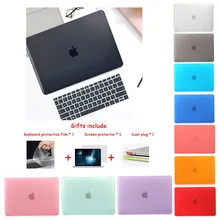 2020 Matte Crystal Case For Apple Macbook M1 Chip Air Pro 13.3 11 12 13 15 16 inch Touch Bar For mac book new Air13 A2179 A2337
