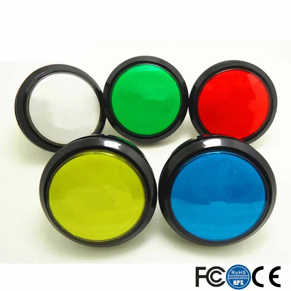 5 шт. круглые кнопки с микропереключателем 60 мм|Игры монетами| |