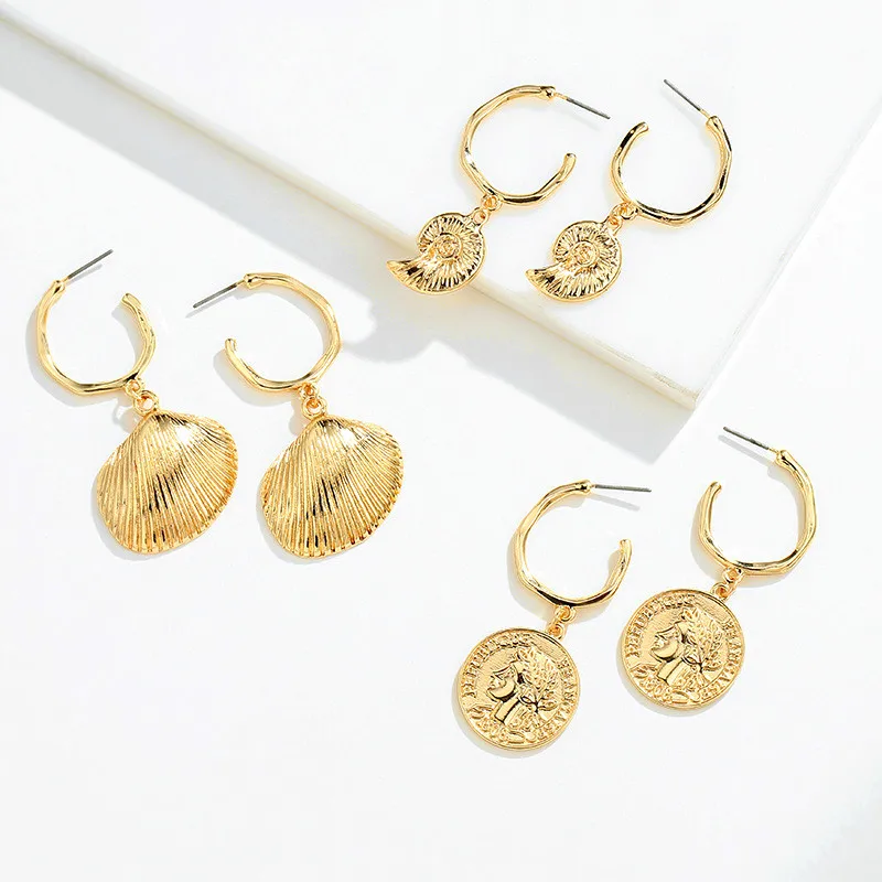 Серьги-Пусеты Из Сплава в ретро-стиле виде моряка пляжа Аватара | Украшения и