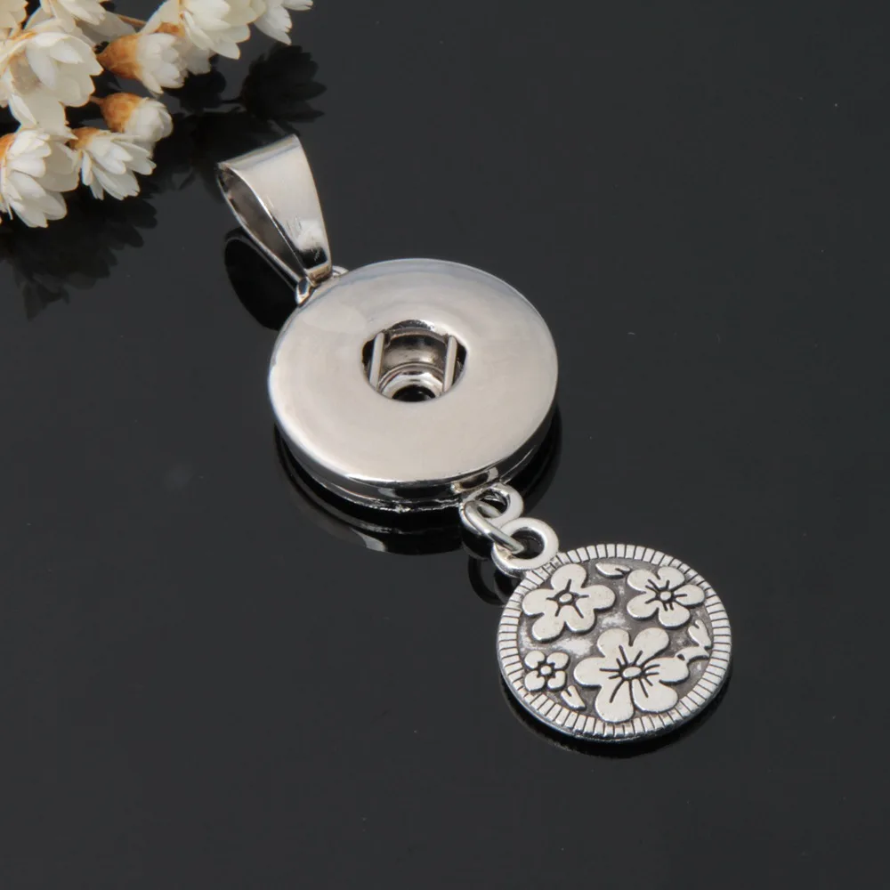 Ретро-подвеска с кнопкой живое Дерево жизни подходит для рукоделия 18 мм кнопки