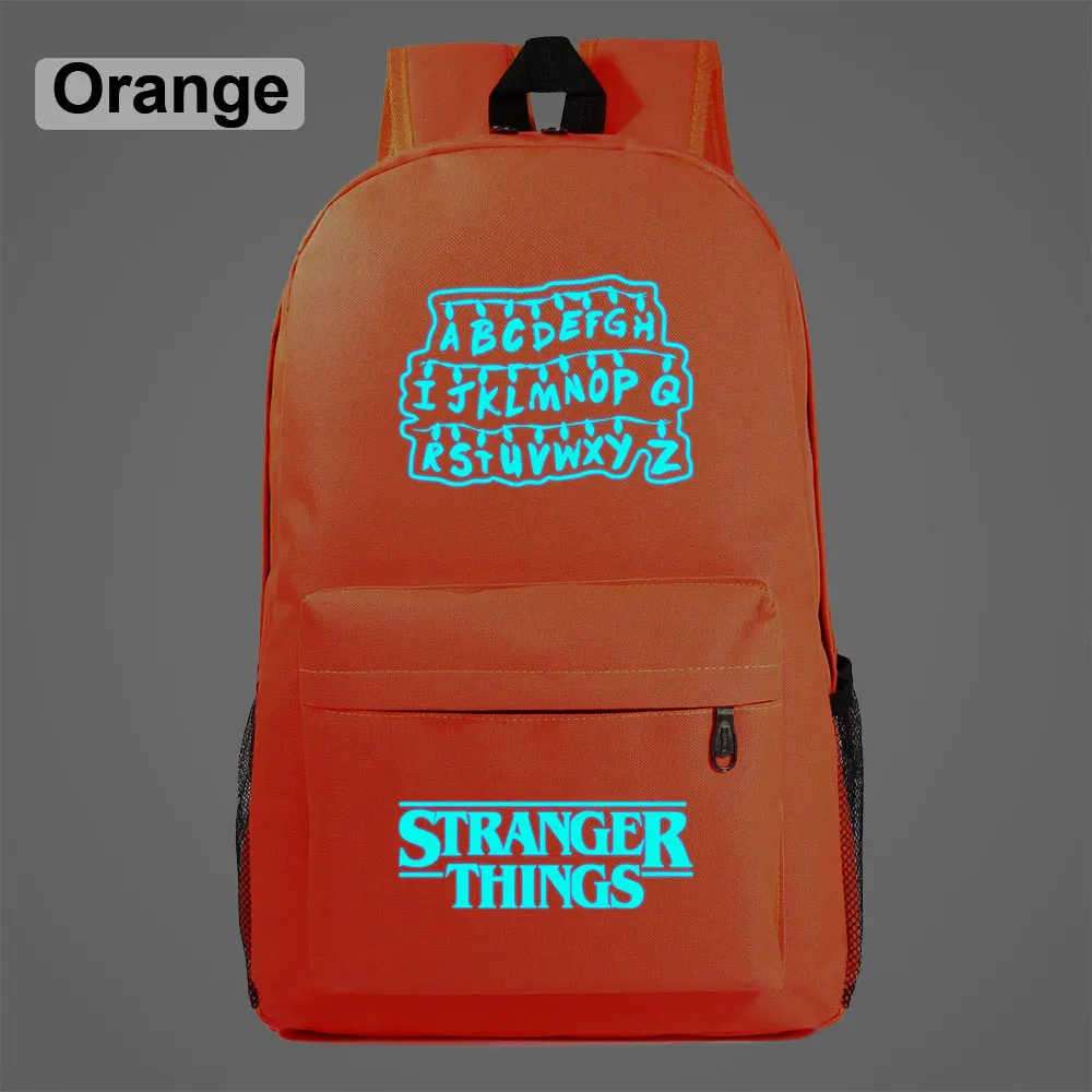 Флуоресцентная галактика Demogorgon очень странные дела школьный рюкзак для