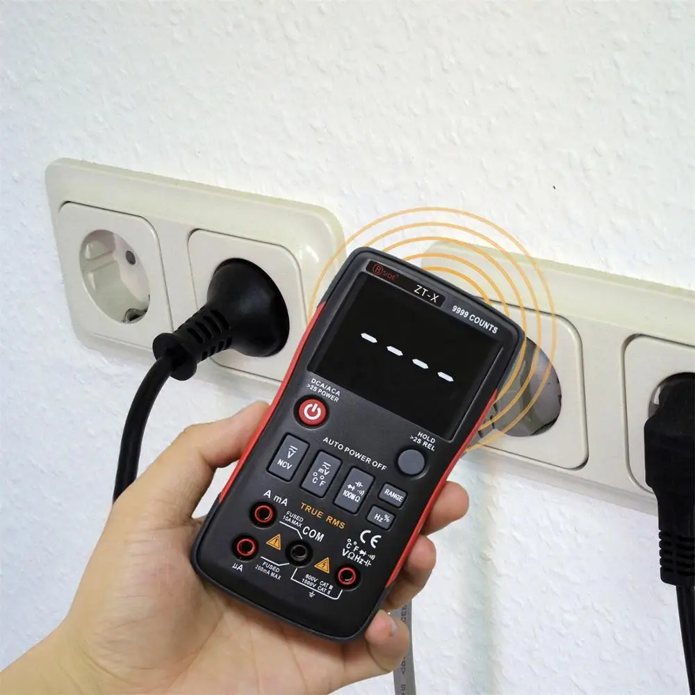 Цифровой мультиметр BSIDE Series True Auto Range вольтметр амперметр тестер емкости