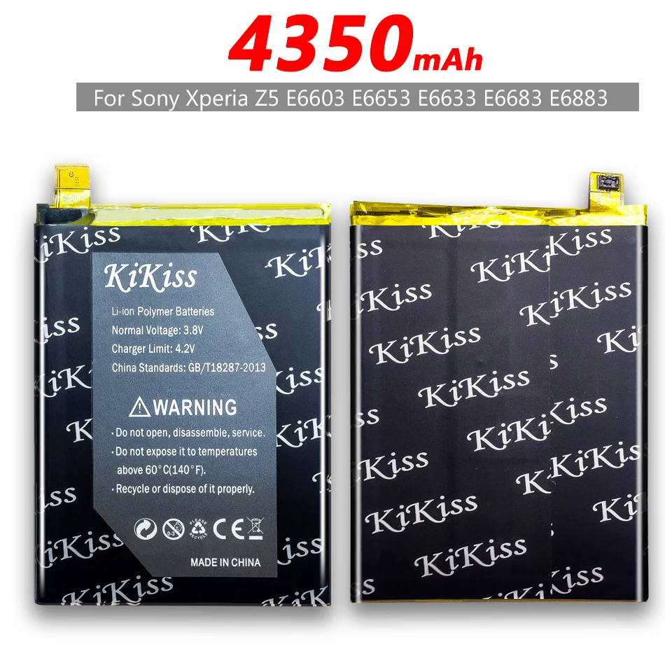 Бесплатный инструмент 4350 мАч батарея для Sony Xperia Z5 E6633 E6683 E6603 E6653 мобильный телефон