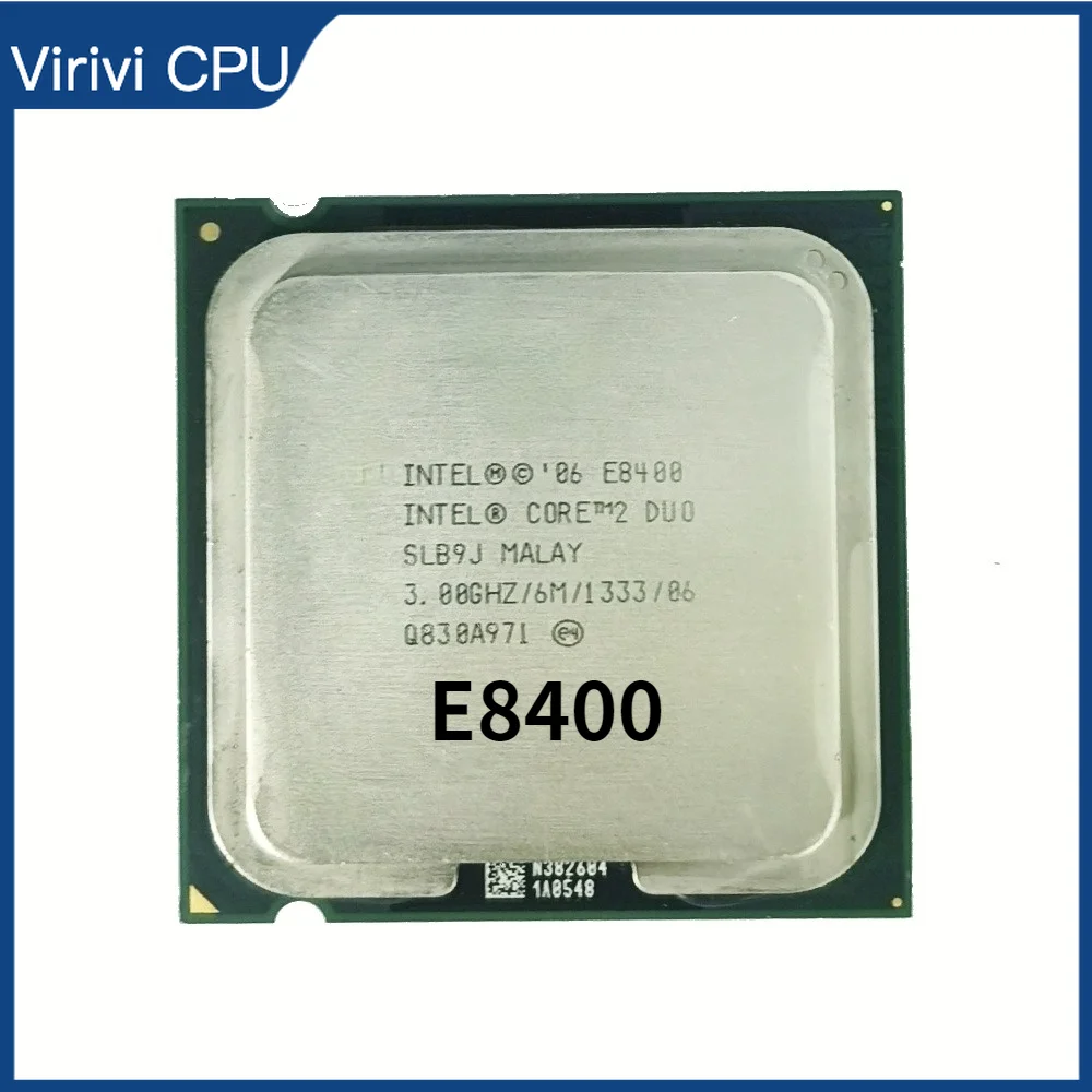Процессор Intel Core 2 Duo E8400 100% ГГц 6 Мб 3 0 МГц двухъядерный разъем 1333 775 | Компьютеры и